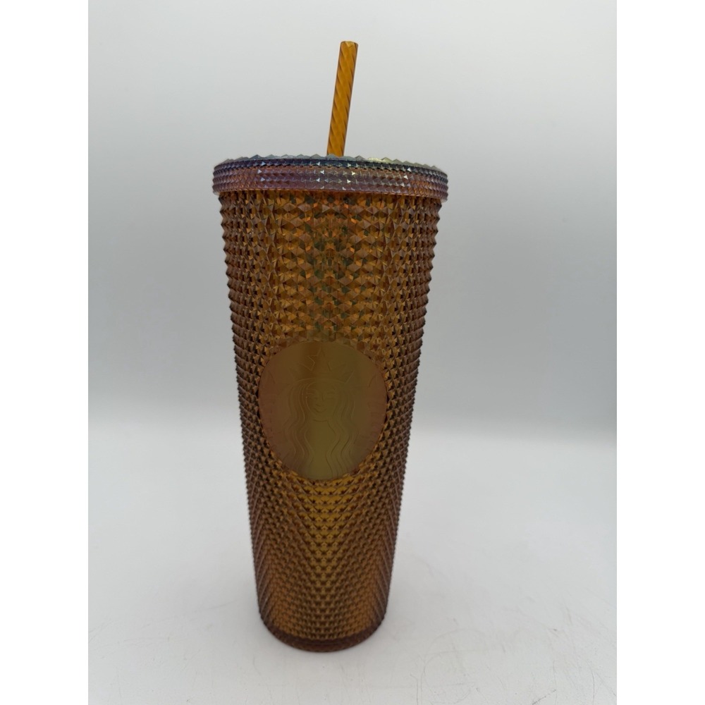 Starbucks 50th Anniversary Studded Tumbler 🥤 – 24 oz – Bronze/Gold/Copper – NEW